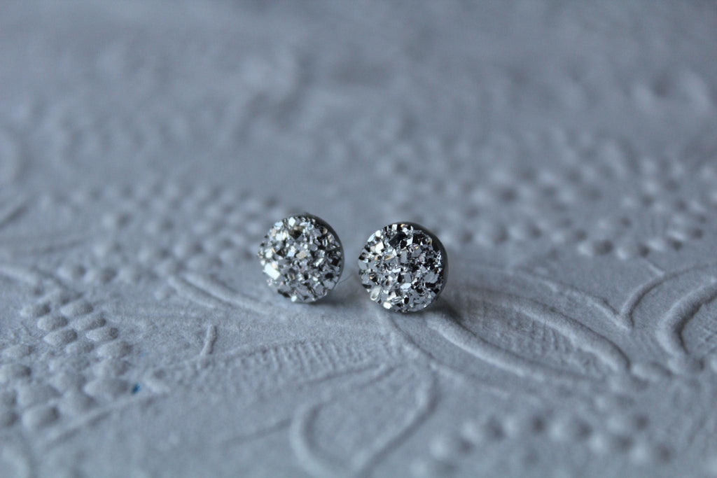 8mm Flat Silver Hypoallergenic