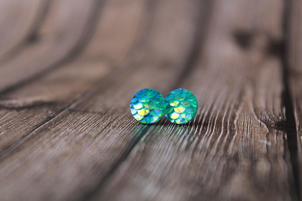 8mm Teal Mermaid