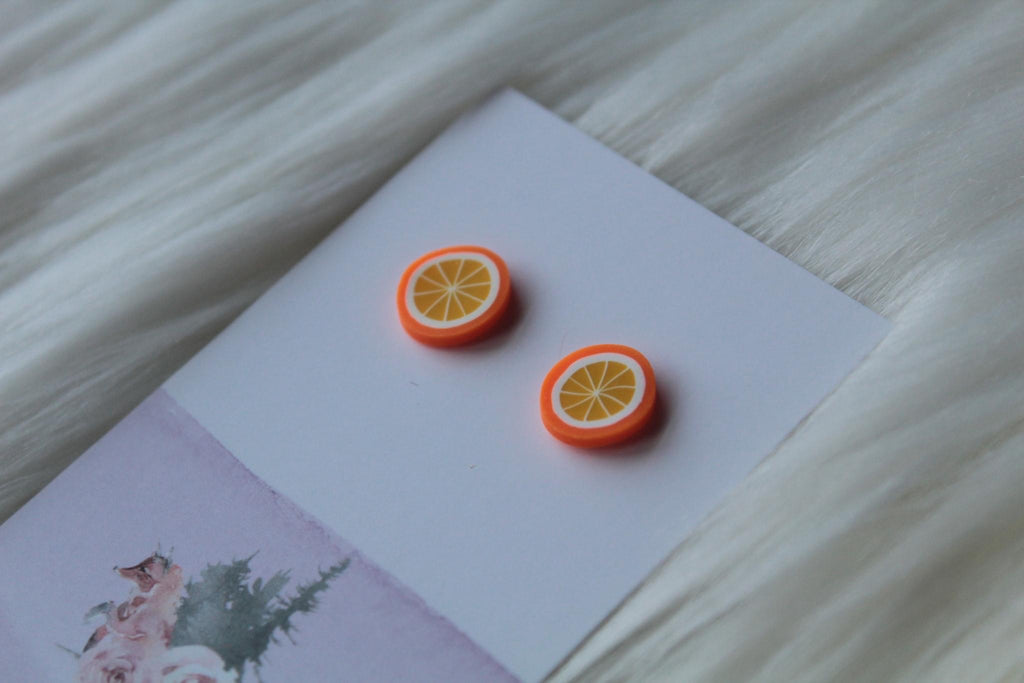 Orange Earrings